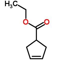 Ethyl 3-cyclopentene-1-carboxylate structure