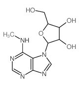 1H-Purin-6-amine,N-methyl-7-b-D-ribofuranosyl- (9CI) picture