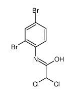 2',4'-Dibromo-2,2-dichloroacetanilide结构式