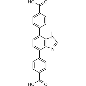 1H-Benzimidazole,4,7-di-4-carboxyphenyl Structure