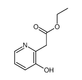 ethyl 3-hydroxy-2-pyridineacetate结构式