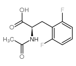 N-Acetyl-2,6-difluoro-D-phenylalanine Structure