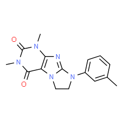 7,8-Dihydro-1,3-dimethyl-8-(m-tolyl)-1H-imidazo[2,1-f]purine-2,4(3H,6H)-dione picture