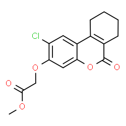 methyl 2-[(2-chloro-6-oxo-7,8,9,10-tetrahydrobenzo[c]chromen-3-yl)oxy]acetate picture