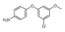 4-{[5-chloro-3-(methyloxy)phenyl]oxy}aniline Structure