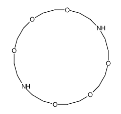 1,4,7,13,16,19-hexaoxa-10,22-diazacyclotetracosane结构式