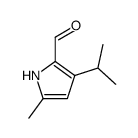 1H-Pyrrole-2-carboxaldehyde, 5-methyl-3-(1-methylethyl)- (9CI) picture