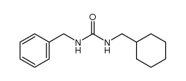 1-benzyl-3-(cyclohexylmethyl)urea结构式