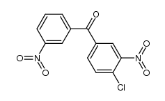 3,3'-dinitro-4-chloro benzophenone Structure