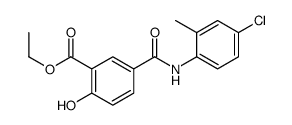 Ethyl 5-(((4-chloro-2-methylphenyl)amino)carbonyl)-2-hydroxybenzoate picture