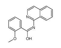 N-isoquinolin-1-yl-2-methoxybenzamide结构式