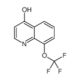 8-(Trifluoromethoxy)quinolin-4-ol Structure