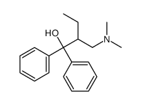 2-[(dimethylamino)methyl]-1,1-diphenylbutan-1-ol结构式