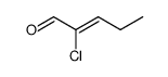 2-chloro-pent-2-enal结构式