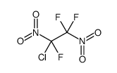 1-chloro-1,2,2-trifluoro-1,2-dinitroethane Structure