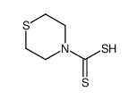 thiomorpholine-4-carbodithioic acid Structure