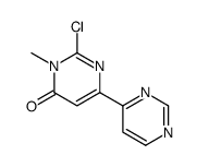 2-CHLORO-3-METHYL-6-(PYRIMIDIN-4-YL)PYRIMIDIN-4(3H)-ONE Structure