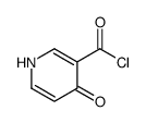 4-oxo-1H-pyridine-3-carbonyl chloride Structure