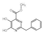 2-BENZYL-5,6-DIHYDROXY-PYRIMIDINE-4-CARBOXYLIC ACID METHYL ESTER picture