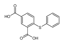 4-phenylsulfanylbenzene-1,3-dicarboxylic acid结构式