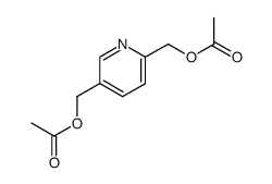 2,5-bis-acetoxymethyl-pyridine Structure