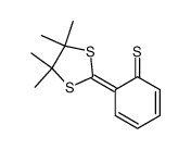 6-(4,4,5,5-Tetramethyl-[1,3]dithiolan-2-ylidene)-cyclohexa-2,4-dienethione Structure