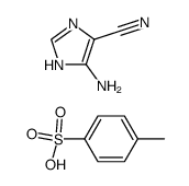 4-Amino-5-cyanoimidazol-p-toluolsulfonat结构式