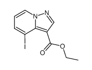 4-iodo-pyrazolo[1,5-a]pyridine-3-carboxylic acid ethyl ester结构式