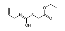 ethyl 2-(prop-2-enylcarbamoylsulfanyl)acetate Structure