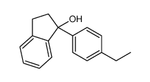 1-(4-ethylphenyl)-2,3-dihydroinden-1-ol Structure