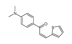 1-[4-(dimethylamino)phenyl]-3-thiophen-2-ylprop-2-en-1-one结构式