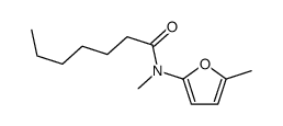 N-methyl-N-(5-methylfuran-2-yl)heptanamide Structure