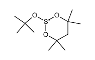 2-tert-butoxy-4,4,6,6-tetramethyl-2λ4-[1,3,2]dioxathian-2-yl结构式