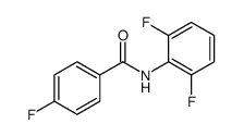 Benzamide, N-(2,6-difluorophenyl)-4-fluoro- (9CI) Structure