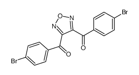 [4-(4-bromobenzoyl)-1,2,5-oxadiazol-3-yl]-(4-bromophenyl)methanone结构式