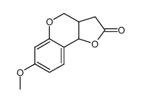 7-methoxy-3a,9b-dihydro-3H,4H-furo[3,2-c]chromen-2-one Structure