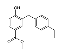 methyl 3-[(4-ethylphenyl)methyl]-4-hydroxybenzoate结构式