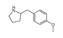 2-[(4-methoxyphenyl)methyl]pyrrolidine structure