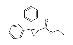 2,2'-diphenyl-cyclopropane carboxylic acid ethyl ester结构式