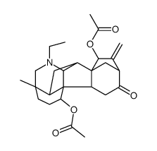 Songorine diacetate Structure