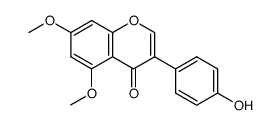 4'-hydroxy-5,7-dimethoxyisoflavone Structure