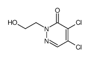 4,5-dichloro-2-(2-hydroxy-ethyl)-2H-pyridazin-3-one Structure