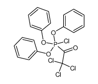 chlorotriphenoxy(trichloroacetyl)phosphorane Structure