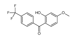 (2-hydroxy-4-methoxyphenyl)-[4-(trifluoromethyl)phenyl]methanone Structure