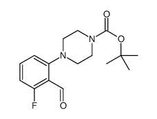 1-Boc-4-(3-Fluoro-2-formylphenyl)piperazine structure