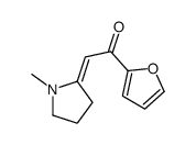 1-(furan-2-yl)-2-(1-methylpyrrolidin-2-ylidene)ethanone结构式