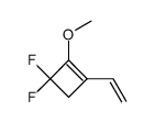 Cyclobutene, 1-ethenyl-3,3-difluoro-2-methoxy- (9CI)结构式