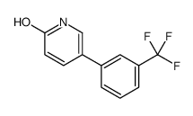 5-[3-(trifluoromethyl)phenyl]-1H-pyridin-2-one结构式