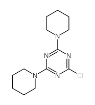 1,3,5-Triazine,2-chloro-4,6-di-1-piperidinyl-结构式