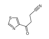 1-(4-thiazolyl)-3-cyano-1-propanone Structure